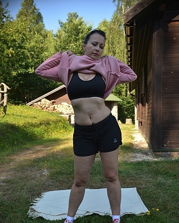 Wanilianna Outdoor Yoga Workout Pussy Play